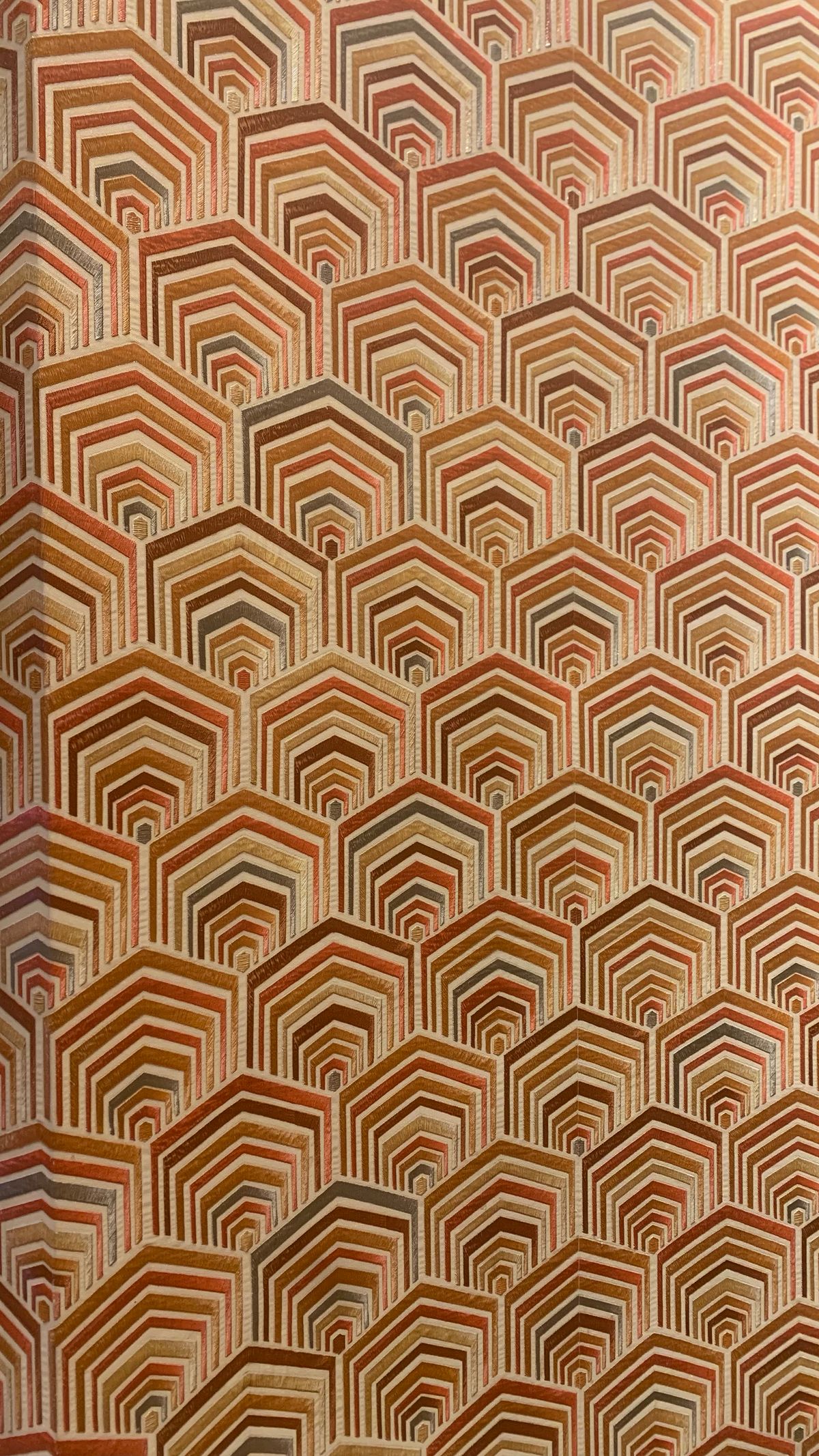 Modern geometrik duvar kâğıdı deseni